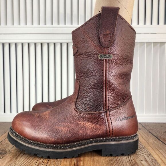 LaCrosse Foreman Wellington HD 11" Work Boots Mens Sz 8 Med Brown Waterproof PT - Picture 3 of 10